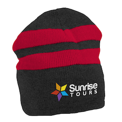 Fleece Lined Stripe Beanie
