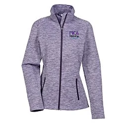 Digital Stripe Fleece Jacket - Ladies'