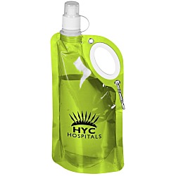 Fold Flat Water Bottle with Carabiner - 25 oz.
