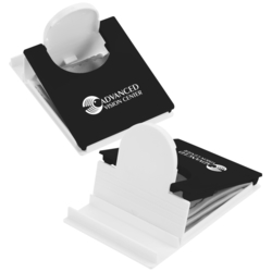 Fold Flat Phone Stand with Microfiber Cloth