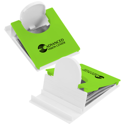Fold Flat Phone Stand with Microfiber Cloth