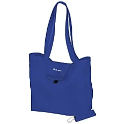 Foldable Hook and Loop Closure Tote