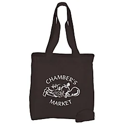 Foldable Zip Pocket Tote