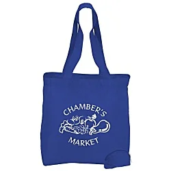 Foldable Zip Pocket Tote