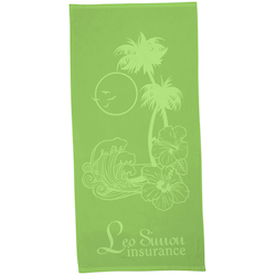 Tone on Tone Stock Art Towel - Ocean Breeze
