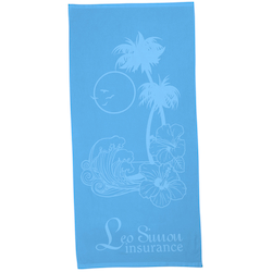Tone on Tone Stock Art Towel - Ocean Breeze
