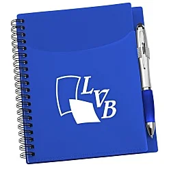Sorbet Pocket Notebook with Curvy Stylus Pen - 24 hr