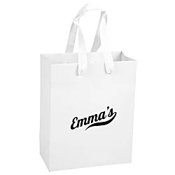 Kraft Eurotote with Woven Handle - 10" x 8"