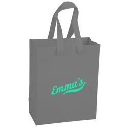 Kraft Eurotote with Woven Handle - 10" x 8"