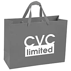 Kraft Eurotote with Woven Handle - 12" x 16"