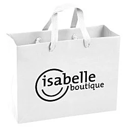 Kraft Eurotote with Woven Handle - 10" x 13"