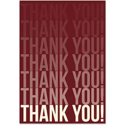 Thank You Note Card