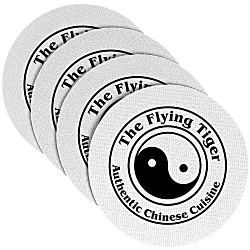 Vinyl Coasters - Set of Four - 4" Circle