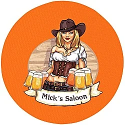 Vinyl Coaster - 4" Circle - Full Color