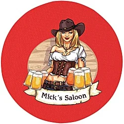 Vinyl Coaster - 4" Circle - Full Color