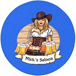 Vinyl Coaster - 4" Circle - Full Color