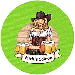 Vinyl Coaster - 4" Circle - Full Color