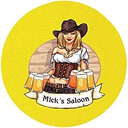 Vinyl Coaster - 4" Circle - Full Color