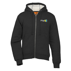 Heavyweight Sherpa Fleece Hooded Jacket