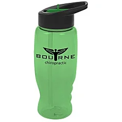 Comfort Grip Bottle with Two-Tone Flip Straw Lid - 27 oz.