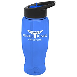 Comfort Grip Bottle with Two-Tone Flip Straw Lid - 27 oz.