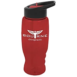 Comfort Grip Bottle with Two-Tone Flip Straw Lid - 27 oz.