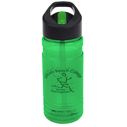 Line Up Bottle with Two-Tone Flip Straw Lid - 20 oz.