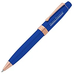 Showstopper Twist Metal Pen - Rose Gold - Laser Engraved - 24 hr