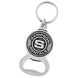 Delton Bottle Opener Keychain - Circle