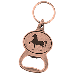 Delton Bottle Opener Keychain - Oval