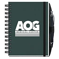 Smooth Paperboard Journal with Pen- 7" x 5" - 100 sheet