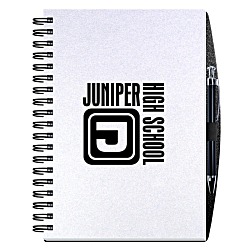 Smooth Paperboard Journal with Pen- 10" x 7"-100 sheet