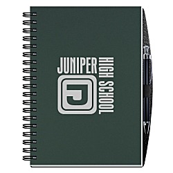 Smooth Paperboard Journal with Pen- 10" x 7"-100 sheet