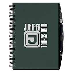 Smooth Paperboard Journal with Pen- 10" x 7"-100 sheet