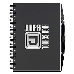 Smooth Paperboard Journal with Pen- 10" x 7"- 100 sheet