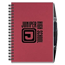 Smooth Paperboard Journal with Pen- 10" x 7"- 100 sheet