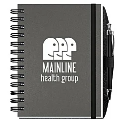 Textured Paperboard Journal with Pen- 7" x 5" - 100 sheet
