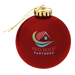 Round Shatterproof Ornament - Translucent - Full Color