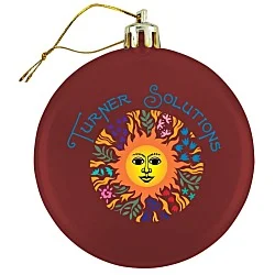 Satin Flat Ornament - Full Color