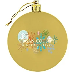 Flat Shatterproof Ornament - Opaque - Full Color