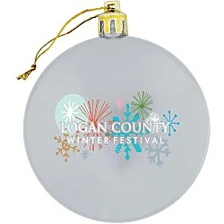 Flat Shatterproof Ornament - Opaque - Full Color
