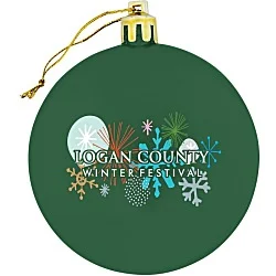 Flat Shatterproof Ornament - Opaque - Full Color