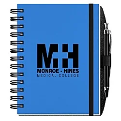 Polypro Journal with Pen - 7" x 5" - 100 sheet - Solid