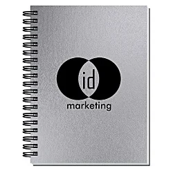 Elite Metallic Paperboard Journal with Pen - 7" x 5" - 50 sheet