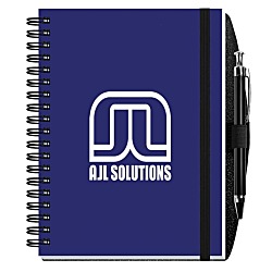Polypro Journal with Pen - 7" x 5" - 50 sheet - Solid