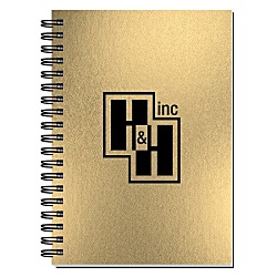Elite Metallic Paperboard Journal - 10" x 7" - 100 sheet