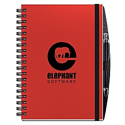 Polypro Journal with Pen - 10" x 7" - 100 sheet - Solid