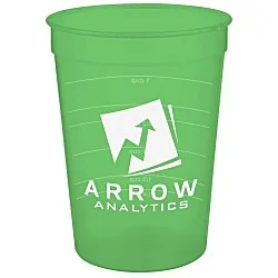 Translucent Stadium Cup with Measurements- 12 oz.
