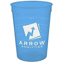 Translucent Stadium Cup with Measurements- 12 oz.