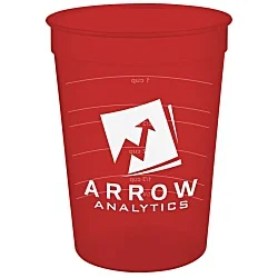 Translucent Stadium Cup with Measurements- 12 oz.